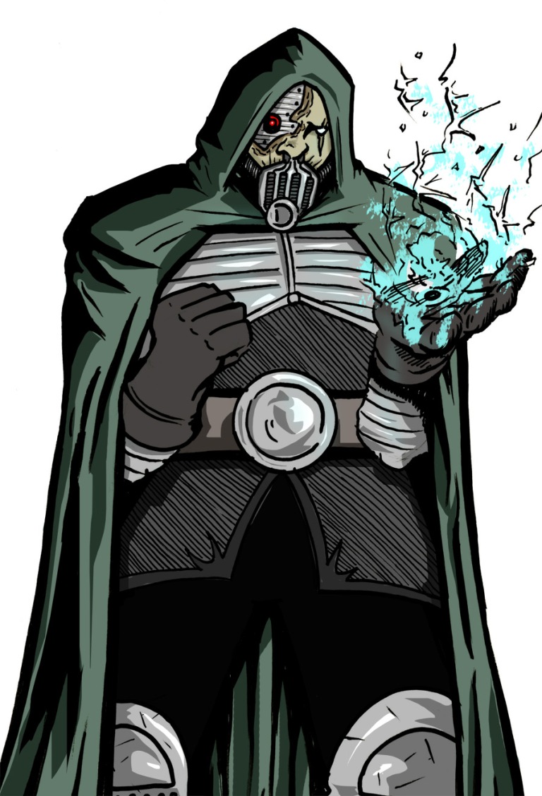 Jesse Munoz, so casually requested me to redesign Dr. Doom. 